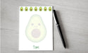 Personalized Avocado Design Note Pad