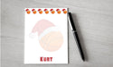 Personalized Christmas Basketball Design Note Pad