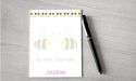 Personalized Bee Mine Design Note Pad