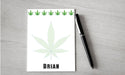 Personalized Cannabis Design Note Pad