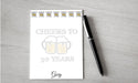Personalized 30th Birthday Design Note Pad