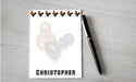 Personalized Christmas Frog Design Note Pad