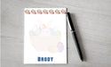 Personalized Easter Basket Design Note Pad