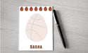 Personalized Easter Basketball Design Note Pad
