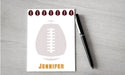 Personalized Easter Football Design Note Pad