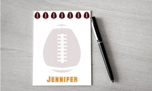Personalized Easter Football Design Note Pad