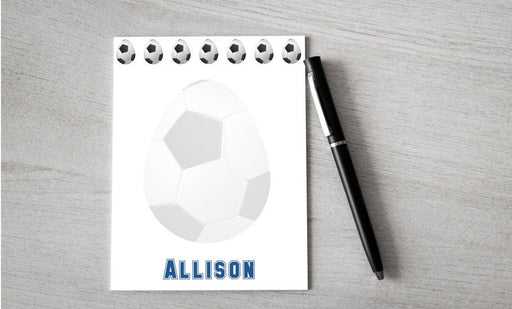 Personalized Easter Soccer Design Note Pad