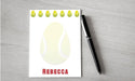 Personalized Easter Tennis Design Note Pad