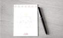Personalized Kitten Design Note Pad