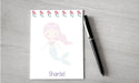 Personalized Mermaid Design Note Pad