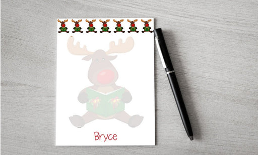 Personalized Moose Design Note Pad