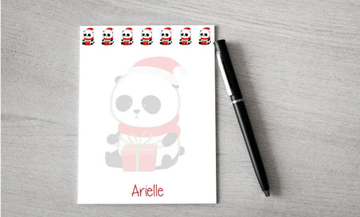 Personalized Panda Design Note Pad