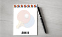 Personalized Ping Pong Design Note Pad