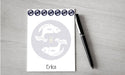 Personalized Pisces Design Note Pad