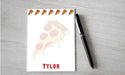 Personalized Pizza Design Note Pad