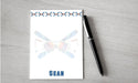 Personalized Skiing Design Note Pad