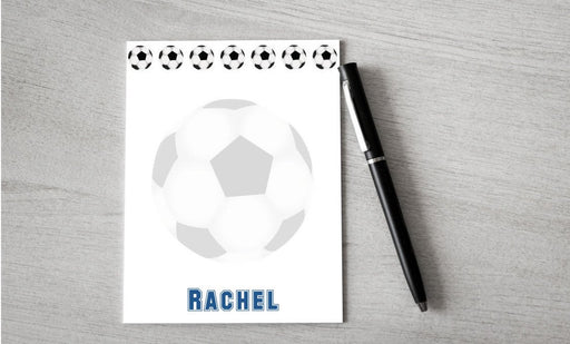 Personalized Soccer Design Note Pad