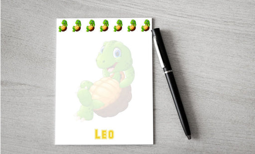 Personalized Turtle Design Note Pad