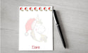 Personalized Christmas Unicorn Design Note Pad