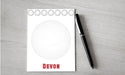 Personalized Volleyball Design Note Pad