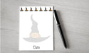 Personalized Witch Hat Design Note Pad