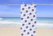 Personalized Owl Design Beach Towel