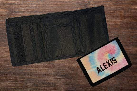 Personalized Tie Dye Design Tri-Fold NylonWallet