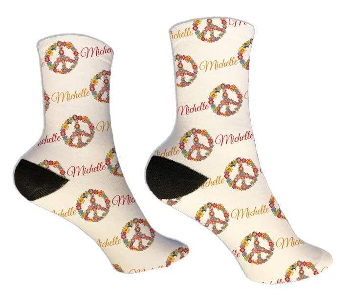 Personalized Peace Design Socks