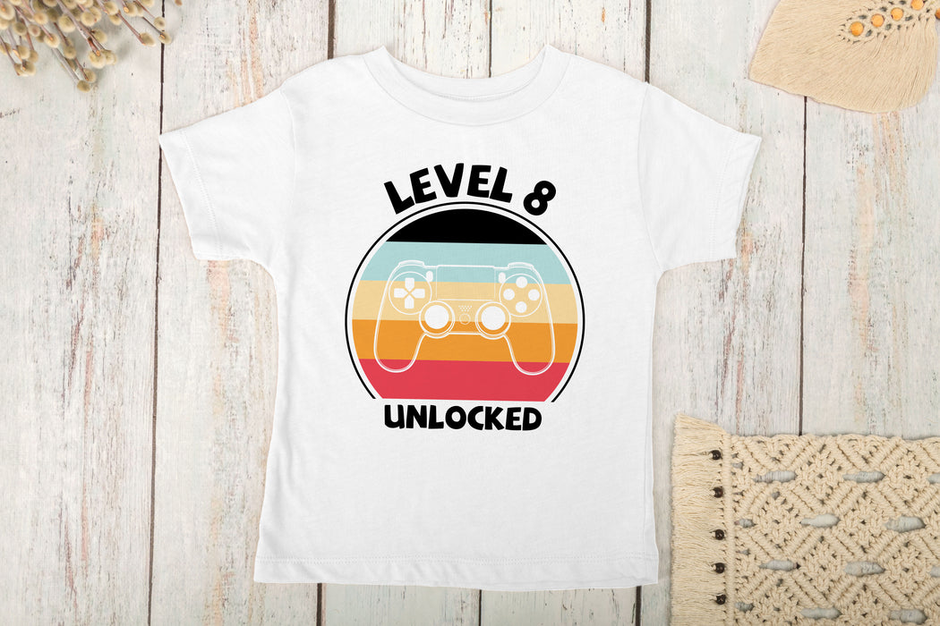 Personalized Gamer Unlocked Kids Shirt