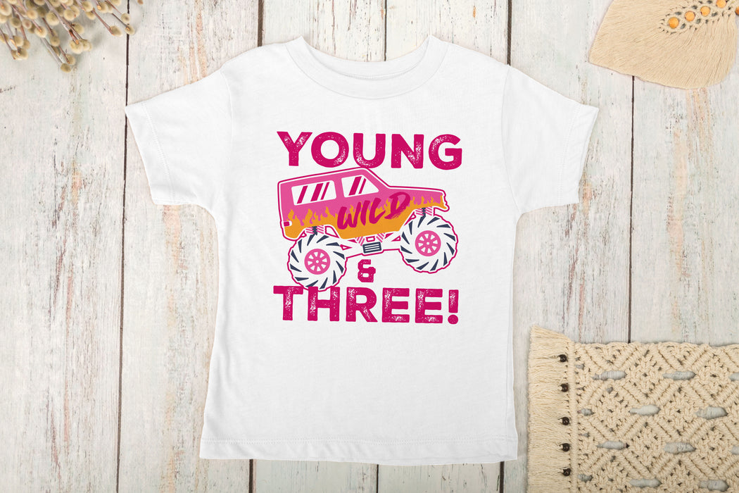 Personalized Young & Wild Kids Shirt