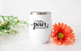Pour Decisions Design 12oz Stainless Steel Wine Tumbler