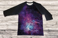 Galaxy Design Raglan Shirt
