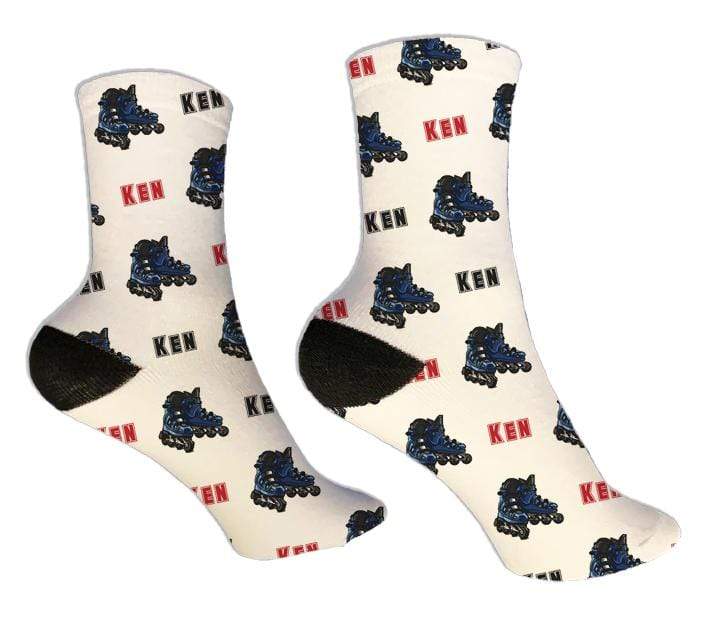 Personalized Rollerblade Design Socks
