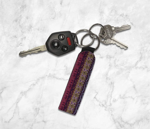 Serape Design Keychain Wristlet