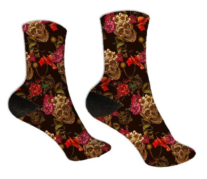 Skulls & Roses Design Socks