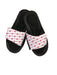 Personalized I Love Cheer Design Slide Sandals