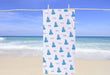 Personalized Snow Princess Design Beach Towel