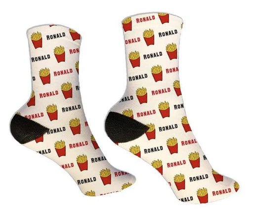 Personalized French Fries Design Socks