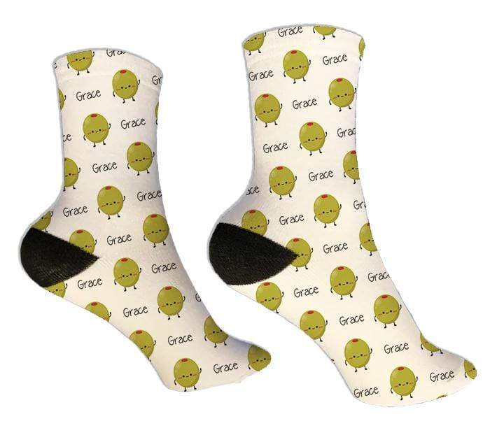 Personalized Olives Design Socks