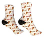 Personalized Pizza Slice Design Socks