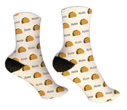 Personalized Taco Design Socks