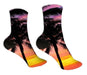 South Beach Sunset Design Socks