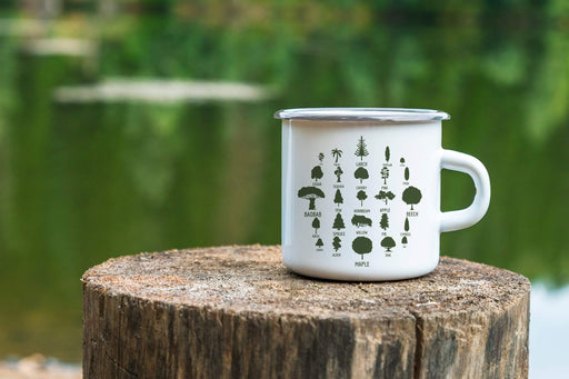 Trees Design Camping Coffee Mug