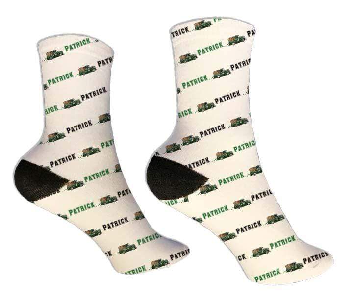 Personalized Truck St. Patrick's Day Design Socks