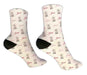 Personalized Unicorn Valentine Design Socks