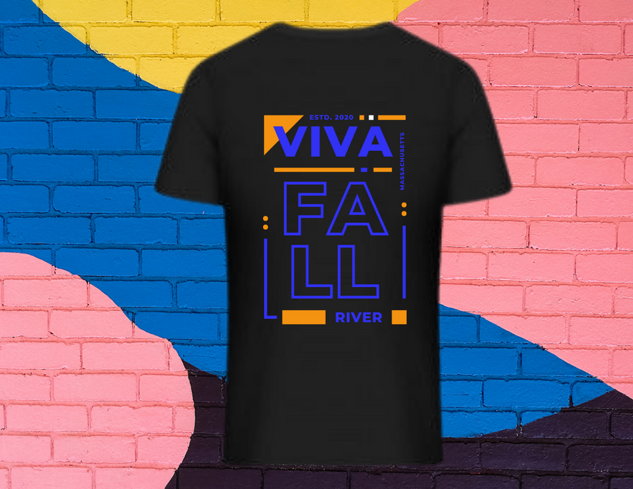 Viva Fall River Stacked Graphic Tee