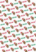 Personalized Football Design Christmas Tissue Paper