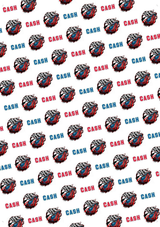 Personalized Racecar Design Tissue Paper