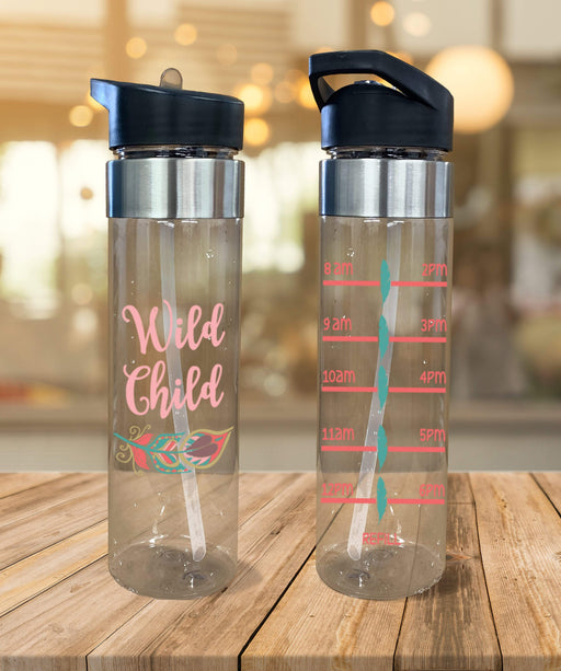 Wild Child Design Plastic Water Bottle