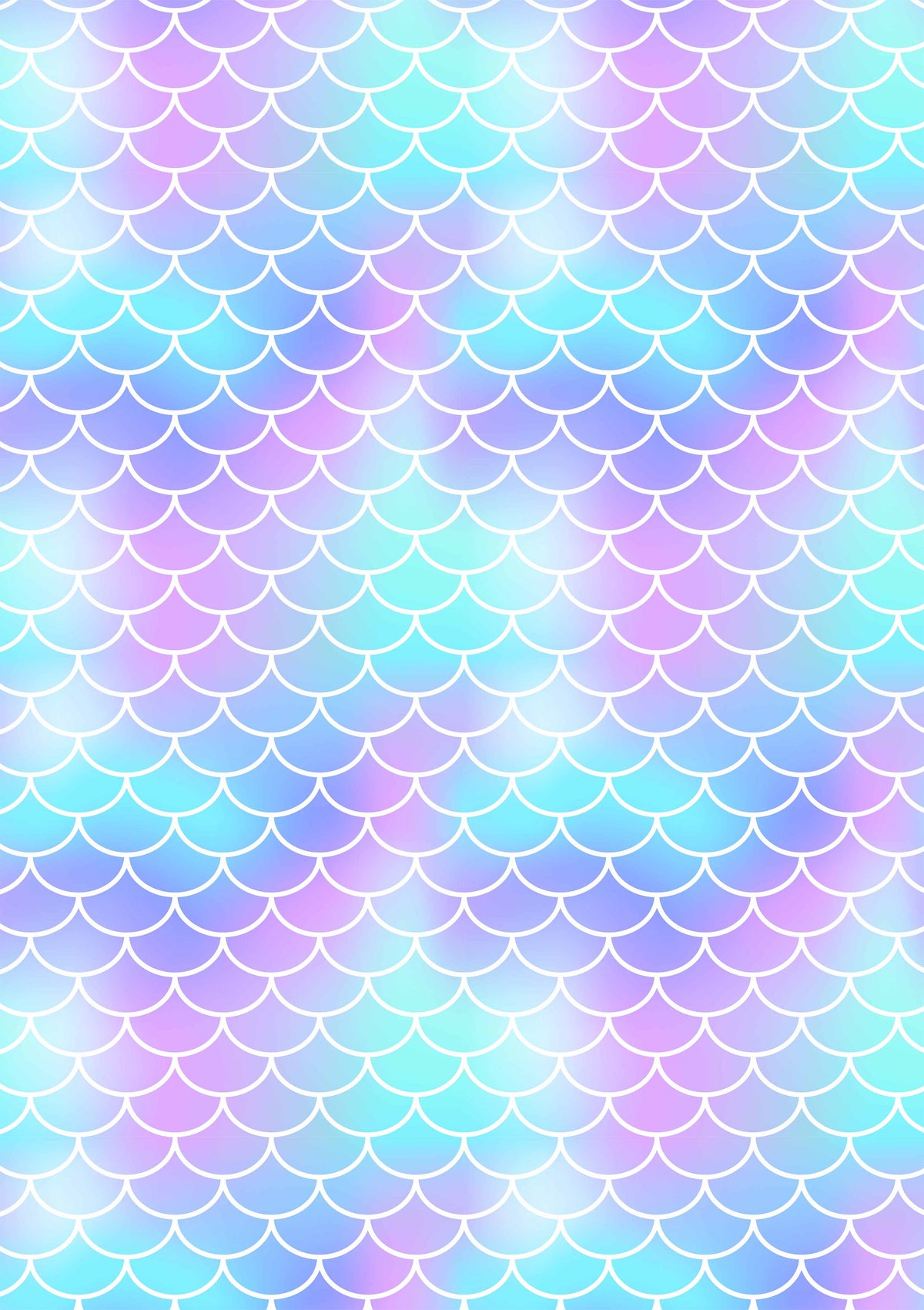 Mermaid Pattern Gift Wrap — Potter's Printing